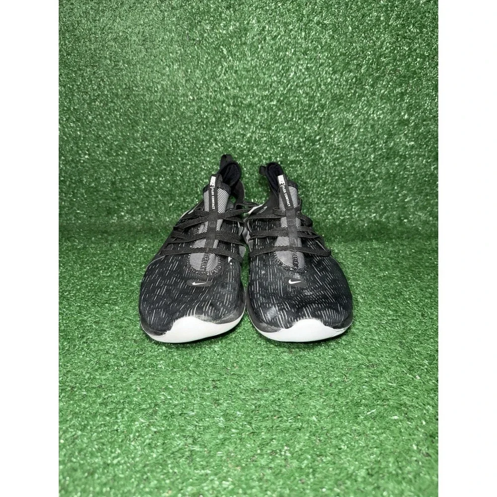 Nike Flex Contact 3 Mens Size 10 Black White Running Shoes Sneakers AQ7484-004